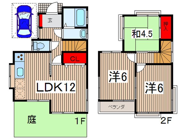 木村様貸家の物件間取画像